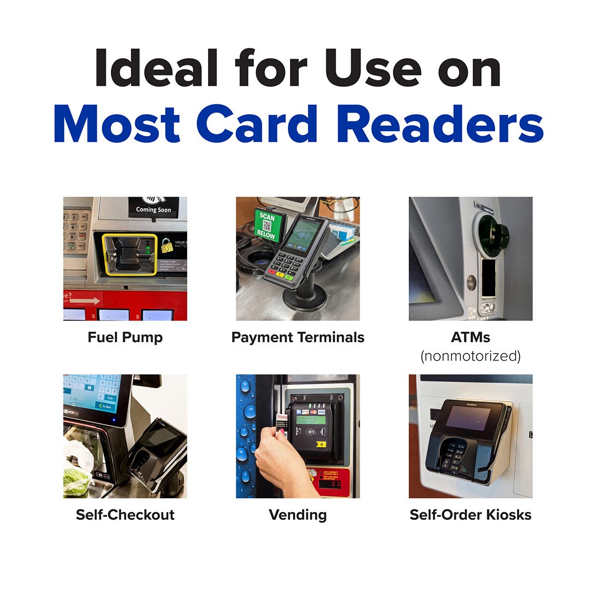 various readers that need cleaning